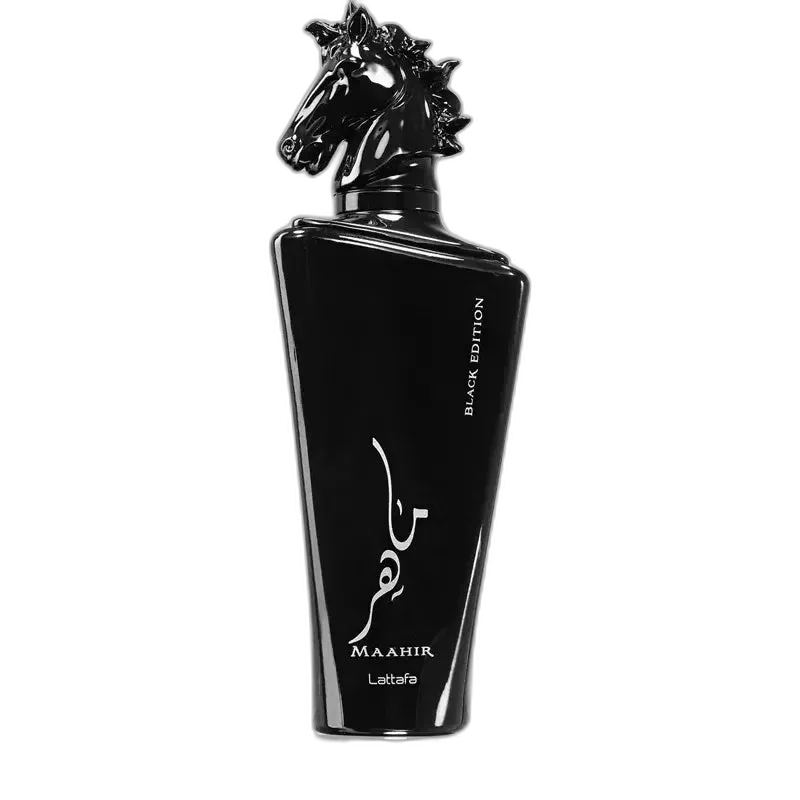 MAAHIR BLACK EDITION Lattafa perfume para hombre 100ml