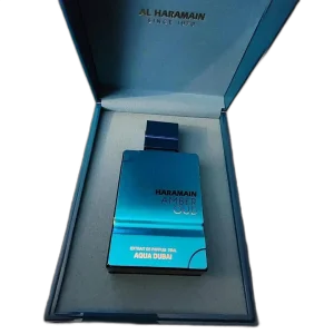 AMBER OUD AQUA DUBAI Al haramain perfume UNISEX 100ml — imagen 3