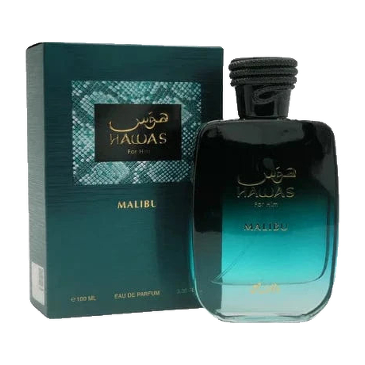 HAWAS MALIBU Rasasi perfume Unisex 100ml — imagen 3